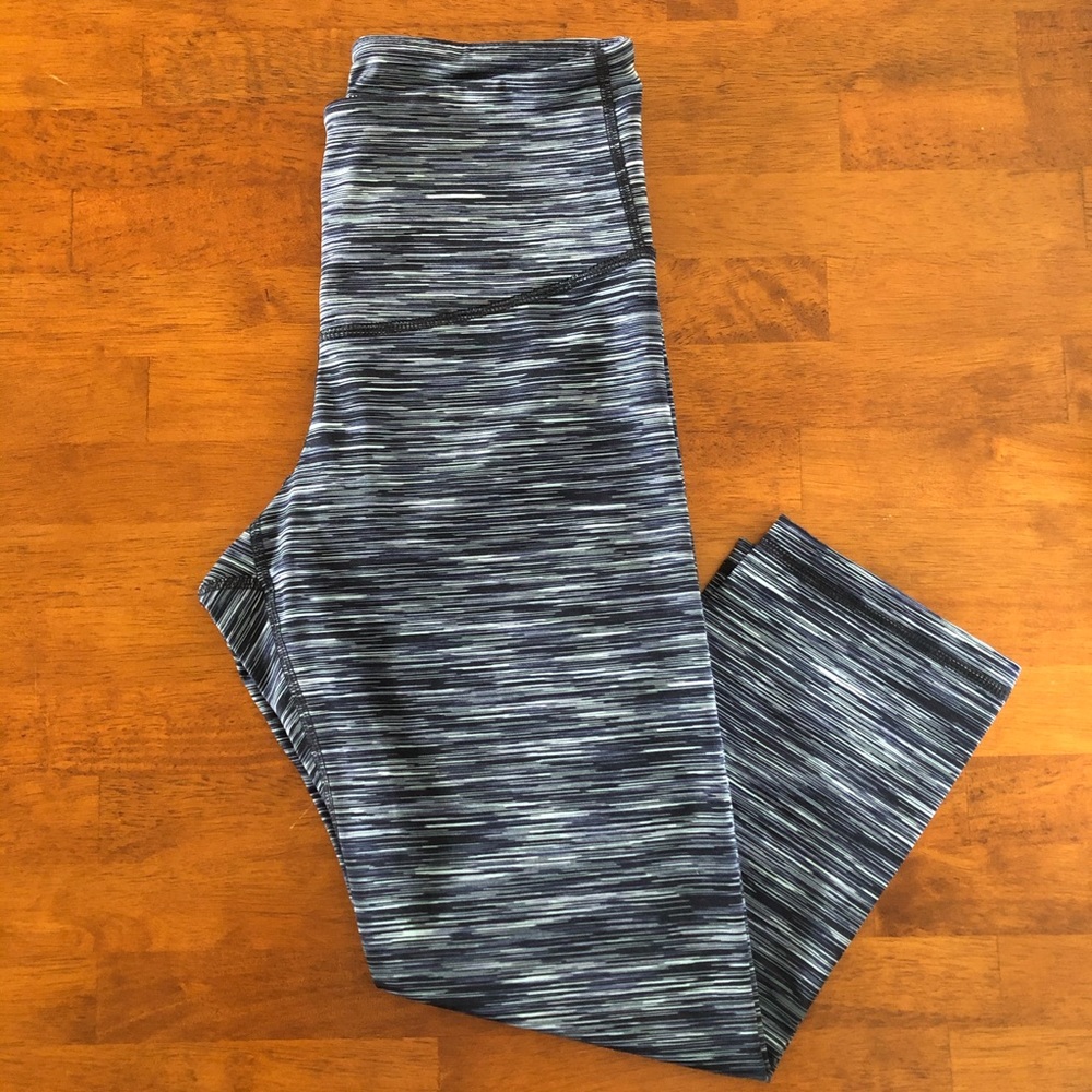 Blue Heathered Leggings